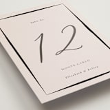 "Bow" - Table Numbers in Tuxedo by Corinne Malesic - Detail