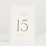 "kouignette" - Table Numbers in Chiffon by chocomocacino - Folded