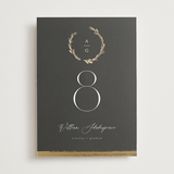 "Panache" - Table Numbers in Onyx by Kristie Kern - Front