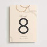 "Stefana" - Table Numbers in Linen by Maria Hilas-Louie - Front