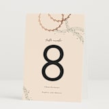 "Stefana" - Table Numbers in Linen by Maria Hilas-Louie - Folded