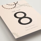 "Stefana" - Table Numbers in Linen by Maria Hilas-Louie - Detail