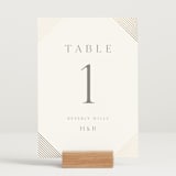 "Song of Solomon" - Table Numbers in Slate by Vanessa Doyle - Displayed (stand not included)