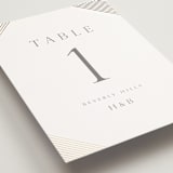 "Song of Solomon" - Table Numbers in Slate by Vanessa Doyle - Detail