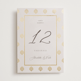 "Shraddha" - Table Numbers in Celestial by Deynaaz Daraei - Front