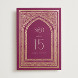 "Amber Palace" - Table Numbers in Garnet by Chris Griffith - Front