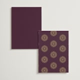 "Arunima" - Table Numbers in Plum by Randi Cirelli - Back of Card Options
