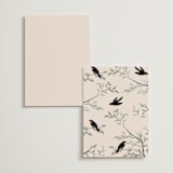 "LOVEBIRDS" - Table Numbers in Cream by Elly - Back of Card Options
