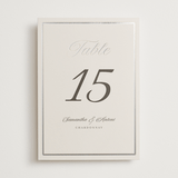"Tux" - Table Numbers in Antique by Nicole Walsh - Front