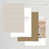 "Bloom" - Table Numbers in Tea by Leah Bisch - Back of Card Options
