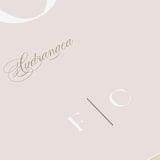 "Lovely Day" - Table Numbers in Rose Quartz by Leah Bisch - Detail