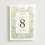 "In the country" - Table Numbers in Forest by Paper Sun Studio - Front