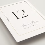 "Gilded Border" - Table Numbers in Silk by Kelly Schmidt - Detail
