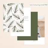 "Roses & Greenery" - Table Numbers in Aubergine by Susan Moyal - Back of Card Options