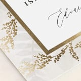 "Roses & Greenery" - Table Numbers in Aubergine by Susan Moyal - Detail