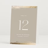 "True Love" - Table Numbers in Clay by Carolyn Nicks - Folded