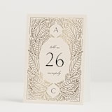 "Royalty" - Table Numbers in Cream by Jen Owens - Folded