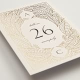 "Royalty" - Table Numbers in Cream by Jen Owens - Detail