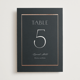 "Luster" - Table Numbers in Ocean by Stacey Meacham - Front