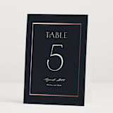 "Luster" - Table Numbers in Ocean by Stacey Meacham - Folded