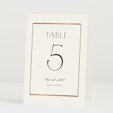 "Luster" - Table Numbers in Cotton by Stacey Meacham - Folded