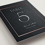 "Luster" - Table Numbers in Ocean by Stacey Meacham - Detail