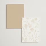 "Floral Enlace" - Table Numbers in Blanc by Pati Cascino - Back of Card Options