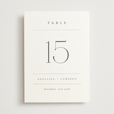 "Sophisticate" - Table Numbers in Silk by Kelly Schmidt - Front
