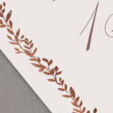 "Autumnal Arch" - Table Numbers in Blush by Hooray Creative - Detail