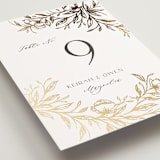 "KEIRAH" - Table Numbers in Pearl by Melanie Kosuge - Detail