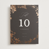 "Bliss" - Table Numbers in Cocoa by Leah Bisch - Front