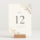 "Swoon" - Table Numbers in Cotton by Carolyn Nicks - Displayed (stand not included)