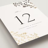 "Swoon" - Table Numbers in Cotton by Carolyn Nicks - Detail