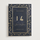 "After Midnight" - Table Numbers in Jewel by Susan Moyal - Front