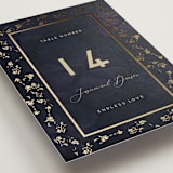 "After Midnight" - Table Numbers in Jewel by Susan Moyal - Detail