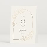 "Bianca" - Table Numbers in Ink by Kristie Kern - Folded