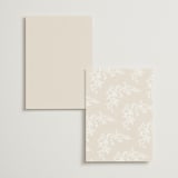 "Everly" - Table Numbers in Latte by Kristie Kern - Back of Card Options
