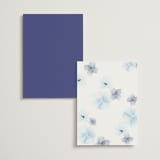 "Layered florals" - Table Numbers in Serenity by Susan Moyal - Back of Card Options
