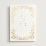 "Villa" - Table Numbers in Leaf by Kristie Kern - Front