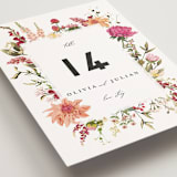 "Lush" - Table Numbers in Magenta by Susan Moyal - Detail