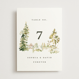 "Great Outdoors" - Table Numbers in Forest by Petra Kern - Front