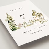 "Great Outdoors" - Table Numbers in Forest by Petra Kern - Detail