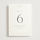 "Arcadia" - Table Numbers in Silk by Kelly Schmidt - Front