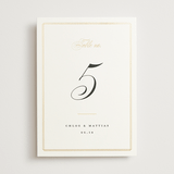 "Timeless" - Table Numbers in Linen by Erica Krystek - Front