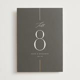 "Formal lines" - Table Numbers in Iron by Erica Krystek - Front