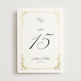 "Lake Como" - Table Numbers in Diamond by Kate Ahn - Front