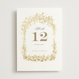 "Heritage" - Table Numbers in Honeysuckle by Leah Bisch - Front