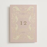 "French Train" - Table Numbers in Rose by Ani Somi - Front