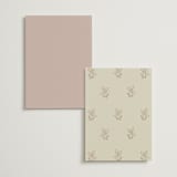 "French Train" - Table Numbers in Rose by Ani Somi - Back of Card Options