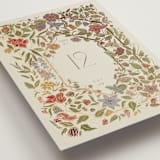 "Radiant Botany" - Table Numbers in Mint by Simona Camp - Detail